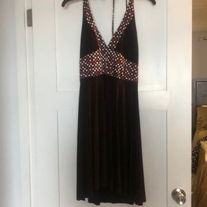 Ladies backless halter dress